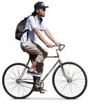 Man cycling people png (15328) - miniature