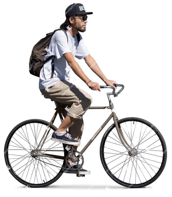 Man cycling people png (14453)