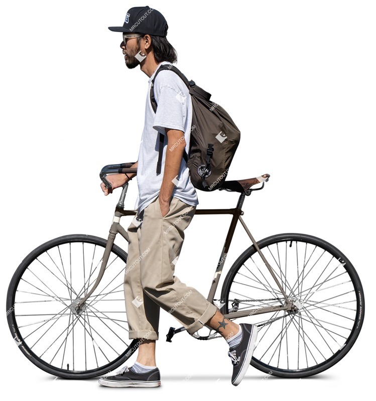 Man cycling people png (14587)