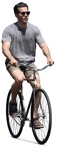 Man cycling person png (16069) | MrCutout.com - miniature