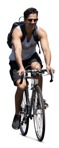 Man cycling cut out pictures (16079) | MrCutout.com - miniature