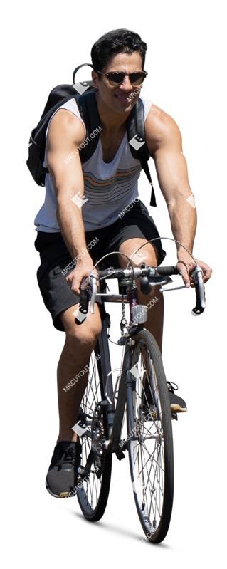 Man cycling cut out pictures (15919)