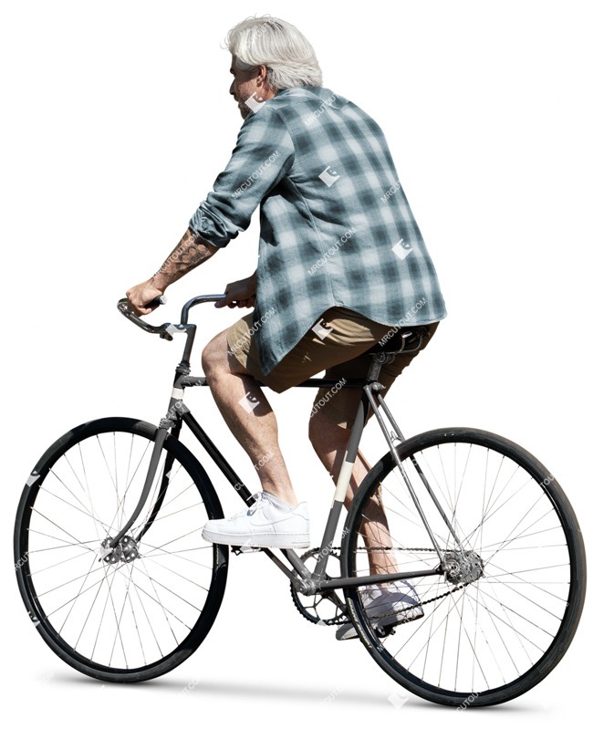 Man cycling photoshop people (18474)