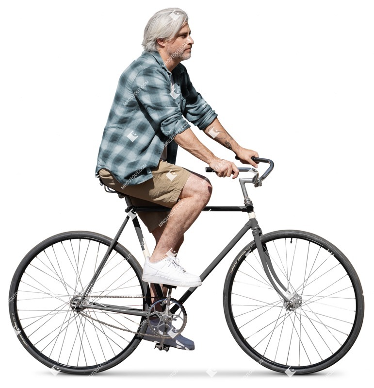Man cycling photoshop people (18473)