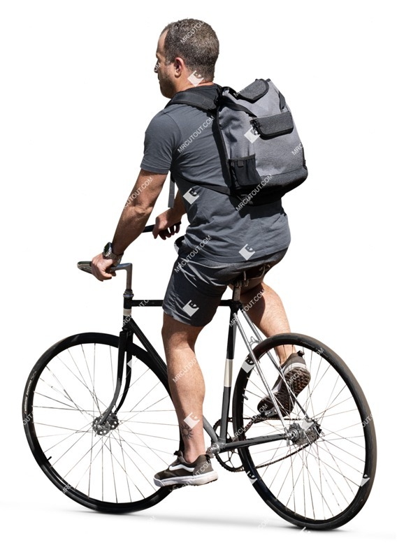 Man cycling people png (17094)