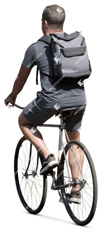 Man cycling people png (17095)
