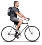 Man cycling people png (17205) - miniature