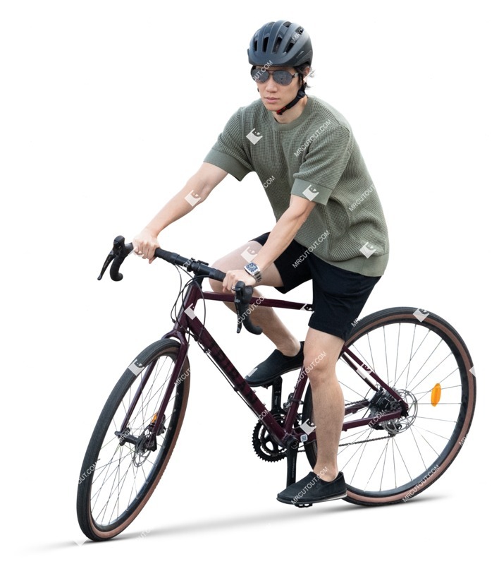 Man cycling people png (18230)