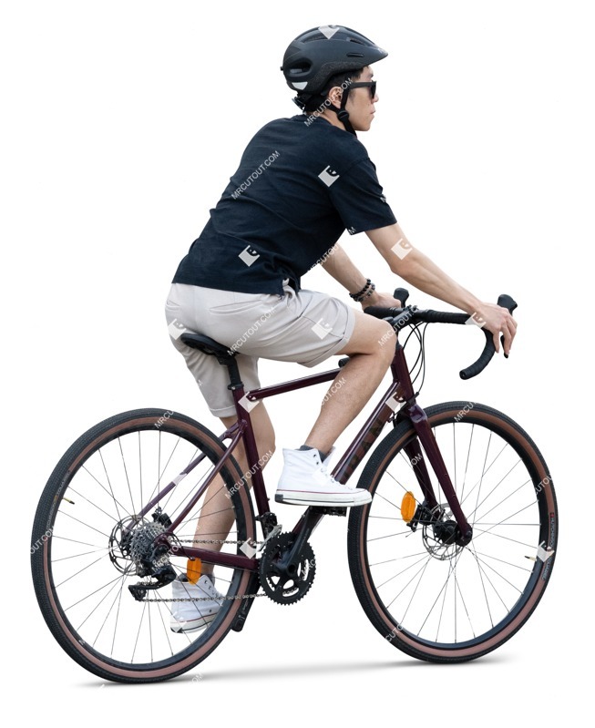 Man cycling people png (19165)