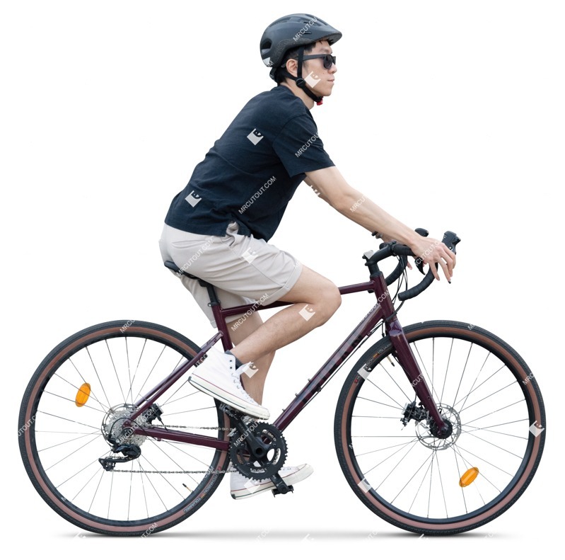 Man cycling people png (19164)