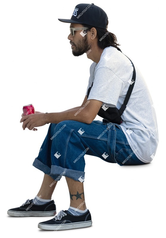 Man drinking human png (14379)
