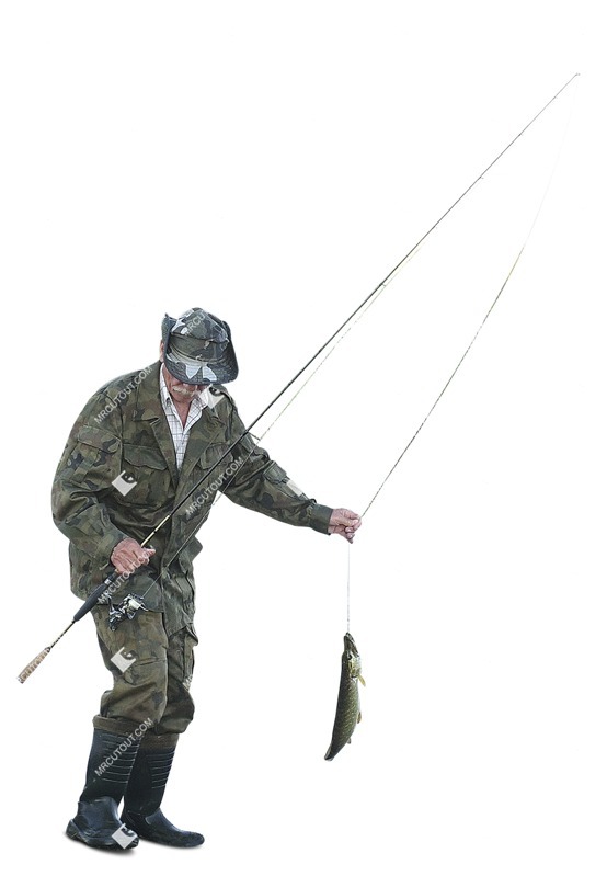 Man fishing human png (12440)