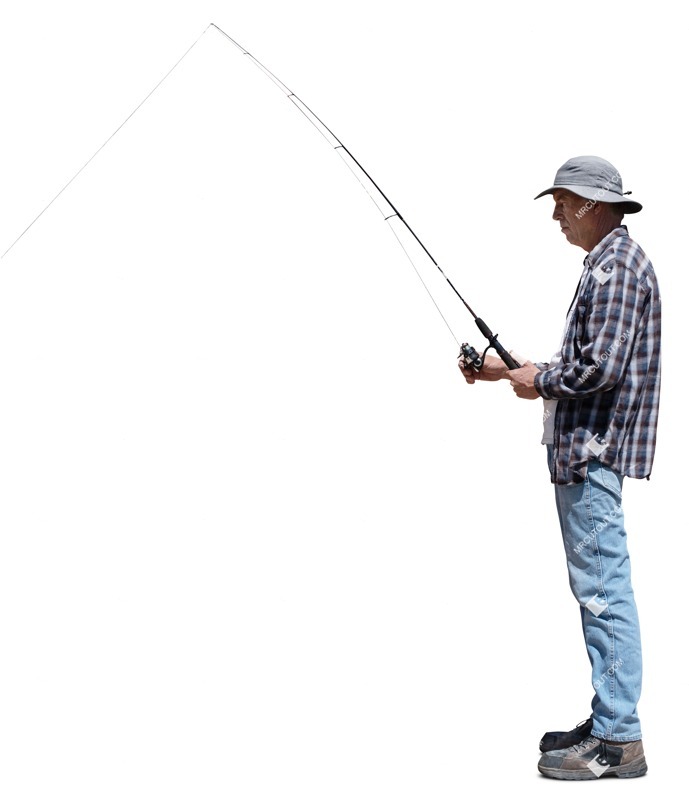 Man fishing human png (18107)