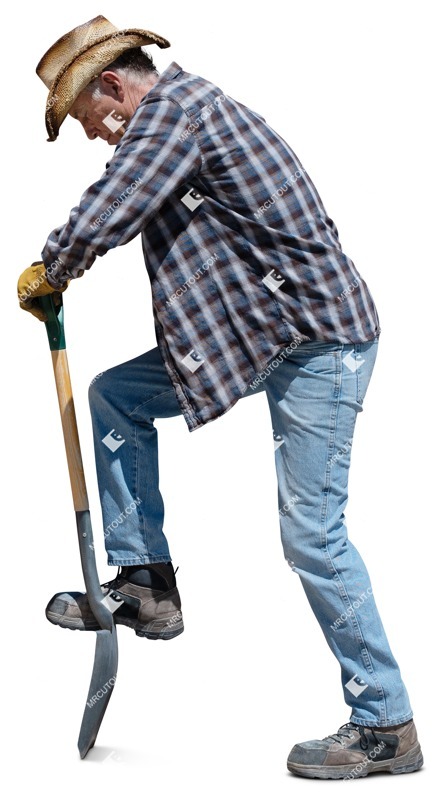 Man gardening human png (18070)