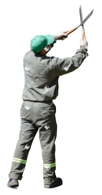 Man gardening people png (18805)