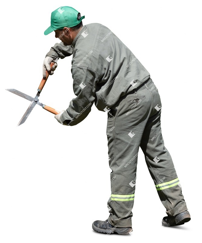 Man gardening people png (18807)