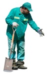 Man gardening  (19620) - miniature