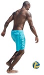 Man in a swimsuit playing soccer person png (7238) - miniature