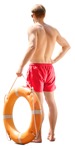 Man in a swimsuit standing person png (13763) | MrCutout.com - miniature