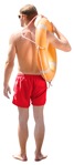 Man in a swimsuit standing person png (13764) | MrCutout.com - miniature