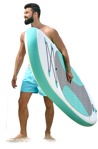 Man in a swimsuit walking people png (13812) | MrCutout.com - miniature