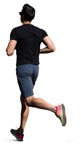 Man jogging photoshop people (16395) | MrCutout.com - miniature