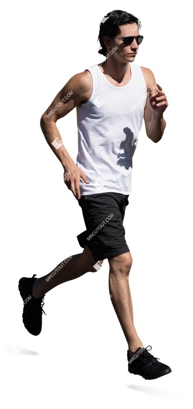 Man jogging people png (15700)