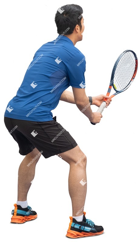 Man playing tennis png people (12982)