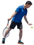 Man playing tennis person png (12464) | MrCutout.com - miniature