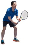 Man playing tennis person png (12468) | MrCutout.com - miniature