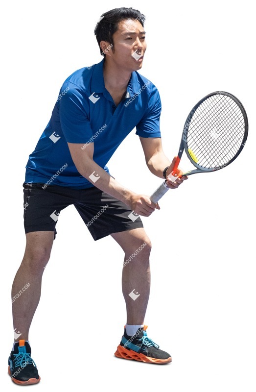 Man playing tennis person png (12222)