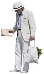 Man reading a book people png (12990) - miniature