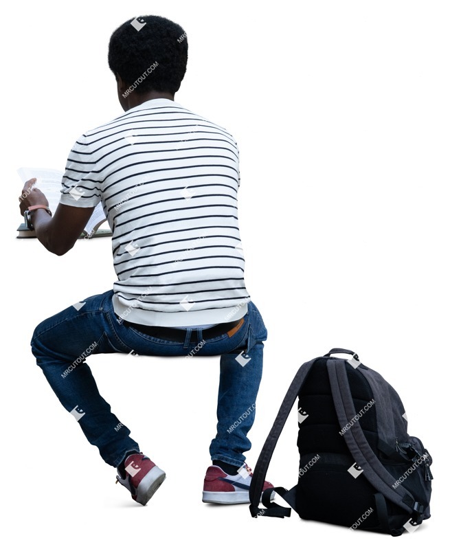 Man reading a book people png (18245)