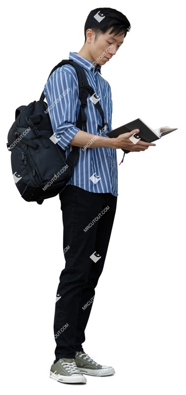 Man reading a book people png (19228)