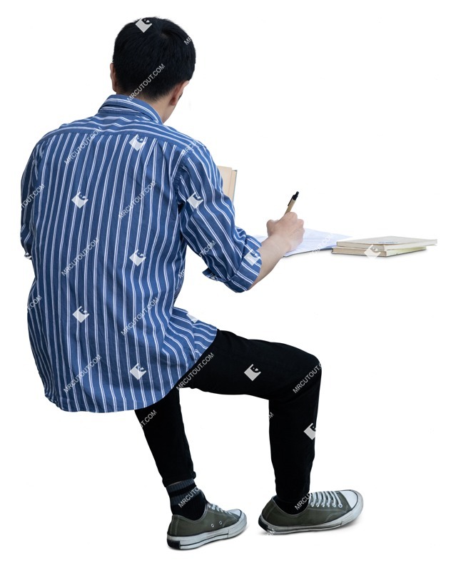 Man reading a book people png (17875)