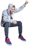 Man sitting person png (2864) - miniature