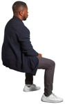 Man sitting png people (9447) - miniature