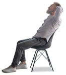 Man sitting people png (12811) | MrCutout.com - miniature