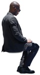 Man sitting photoshop people (12894) | MrCutout.com - miniature