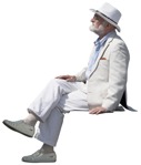 Man sitting people png (13009) | MrCutout.com - miniature