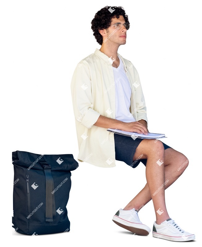 Man sitting people png (14442)