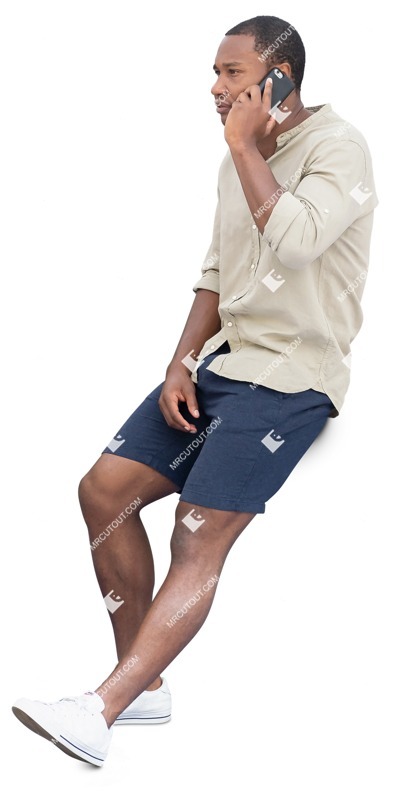 Man sitting cut out pictures (15040)