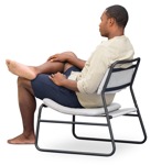 Man sitting human png (13542) | MrCutout.com - miniature