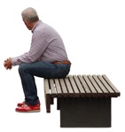 Man sitting people png (590) - miniature