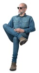 Man sitting human png (13940) - miniature