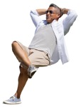 Man sitting person png (15330) - miniature