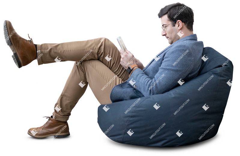 Man sitting photoshop people (11659)