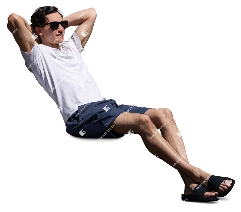 Man sitting human png (17317)