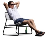 Man sitting human png (16440) - miniature