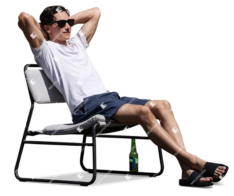 Man sitting human png (16440)